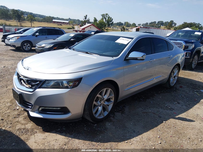 2018 Chevrolet Impala, Front End, IAAI, VIN 2G1125S39J9175530 — photo 2