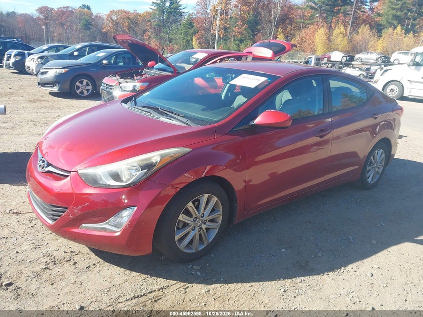 Vin: 5npdh4ae9gh684877, lot: 46461817, hyundai elantra se 20162