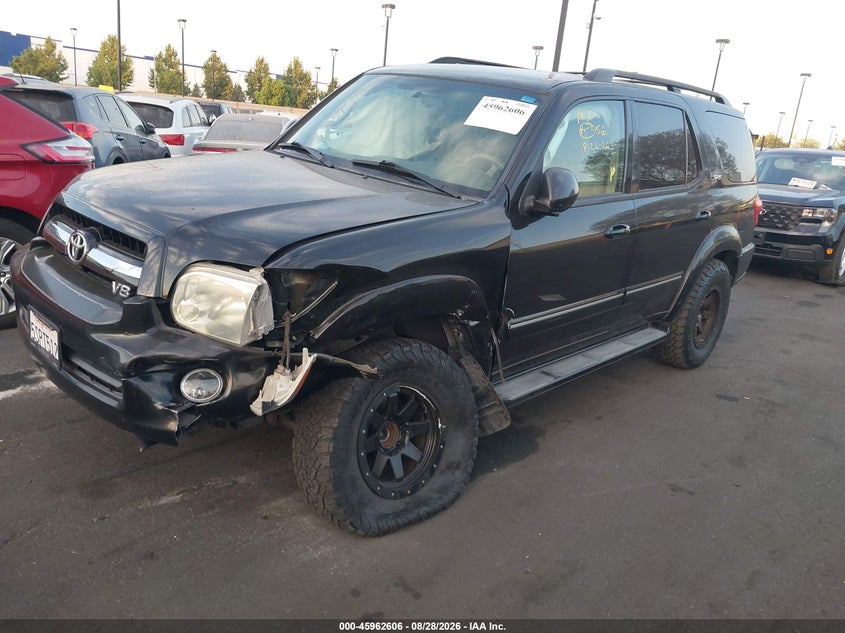 TOYOTA SEQUOIA 2006 VIN 5TDZT34A16S267544