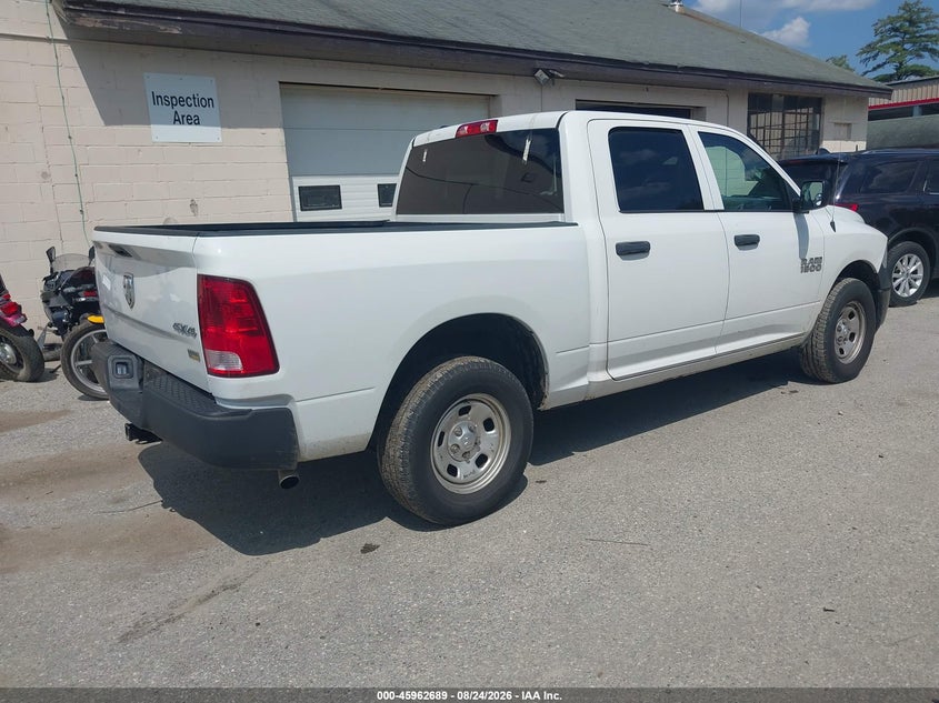 Vin: 1c6rr7kg5hs766099, lot: 46461908, ram 1500 tradesman  4x4 5'7 box 20174