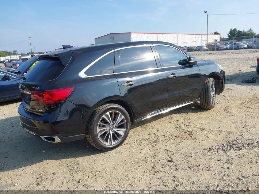ACURA MDX 2019 VIN 5J8YD4H51KL006052