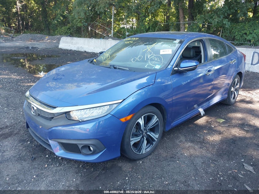 Vin: 2hgfc1f95gh656375, lot: 46461968, honda civic touring 20162