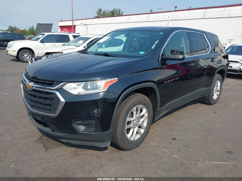 2018 Chevrolet Traverse, Правый бок, IAAI, VIN 1GNERFKW4JJ104610 — фото 2