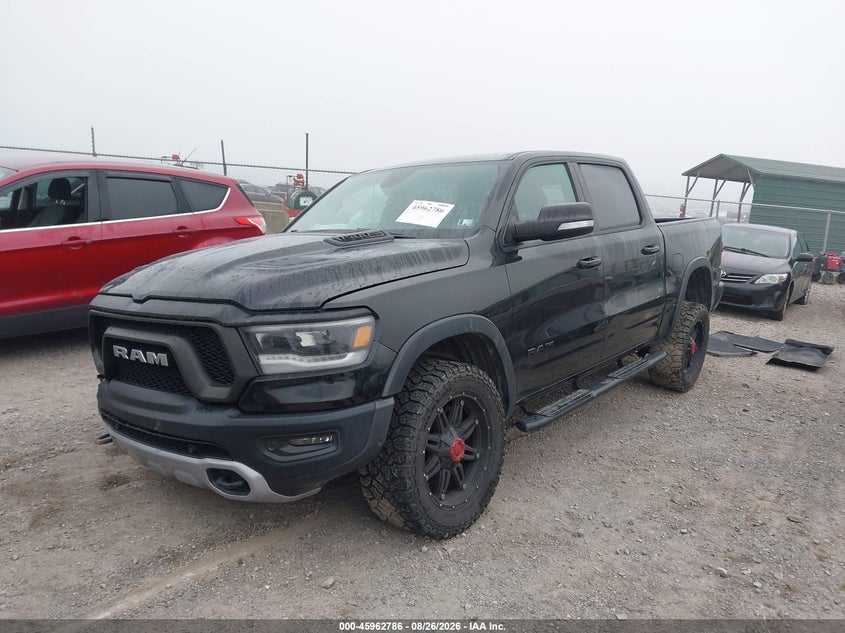 Vin: 1c6srflt1kn652310, lot: 46462005, ram 1500 rebel  4x4 5'7 box 20192