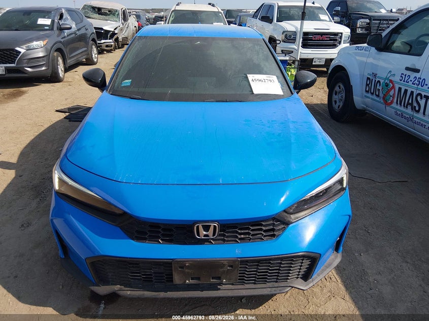 HONDA CIVIC SEDAN 2025 VIN 19XFL2H89SE007224