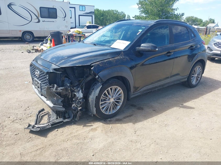 2018 Hyundai Kona Sel, Left Front, IAAI, VIN KM8K6CAA1JU127801 — photo 2