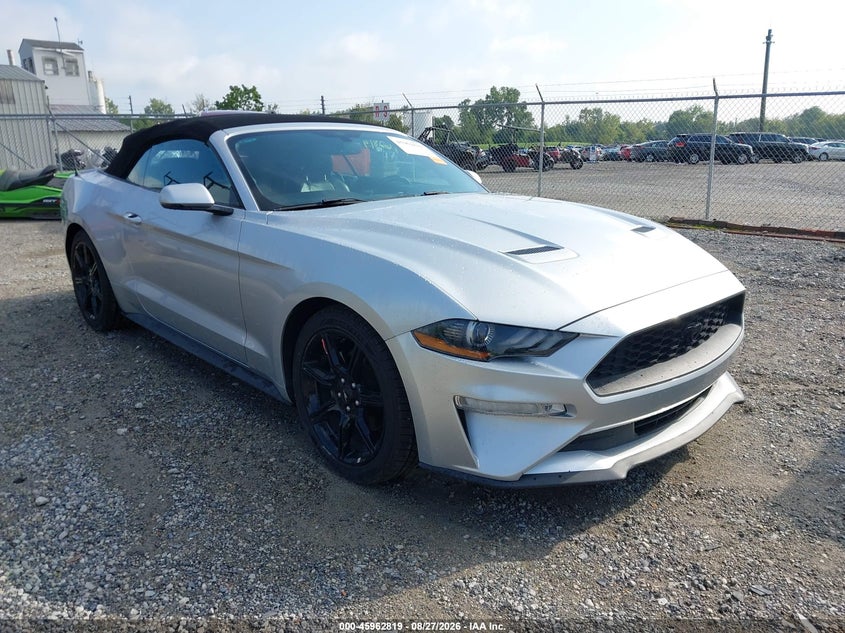 Vin: 1fatp8uh2j5124143, lot: 46462038, ford mustang ecoboost premium 20181