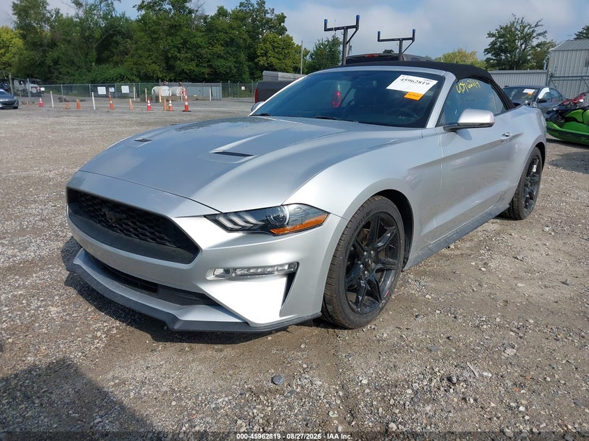 Vin: 1fatp8uh2j5124143, lot: 46462038, ford mustang ecoboost premium 20182