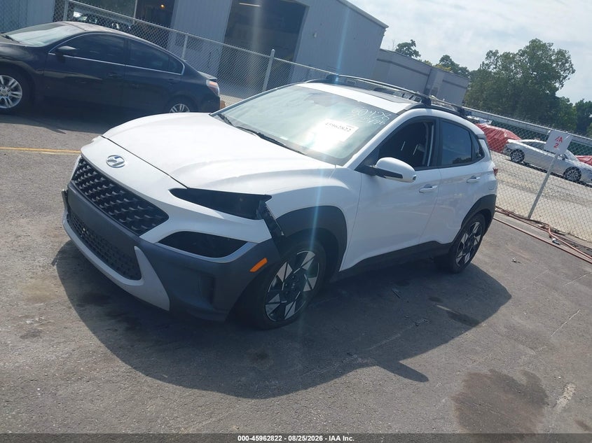 2023 Hyundai Kona Sel, Front End, IAAI, VIN KM8K3CAB5PU051641 — photo 2