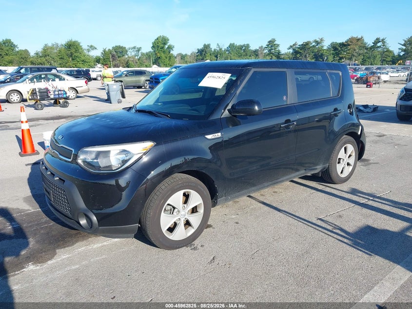 2016 Kia Soul, Rear, IAAI, VIN KNDJN2A22G7379036 — photo 2