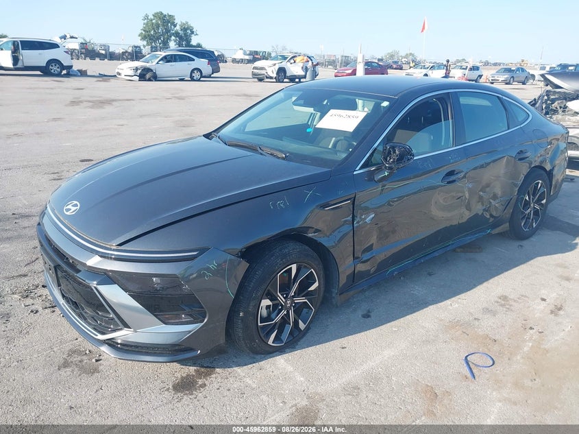 2025 Hyundai Sonata, Left Side, IAAI, VIN KMHL64JA1SA503510 — photo 2