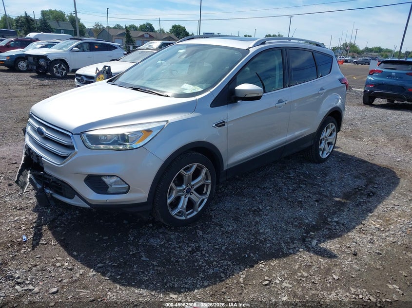 2019 Ford Escape, Front & Rear, IAAI, VIN 1FMCU9J93KUA48201 — photo 2