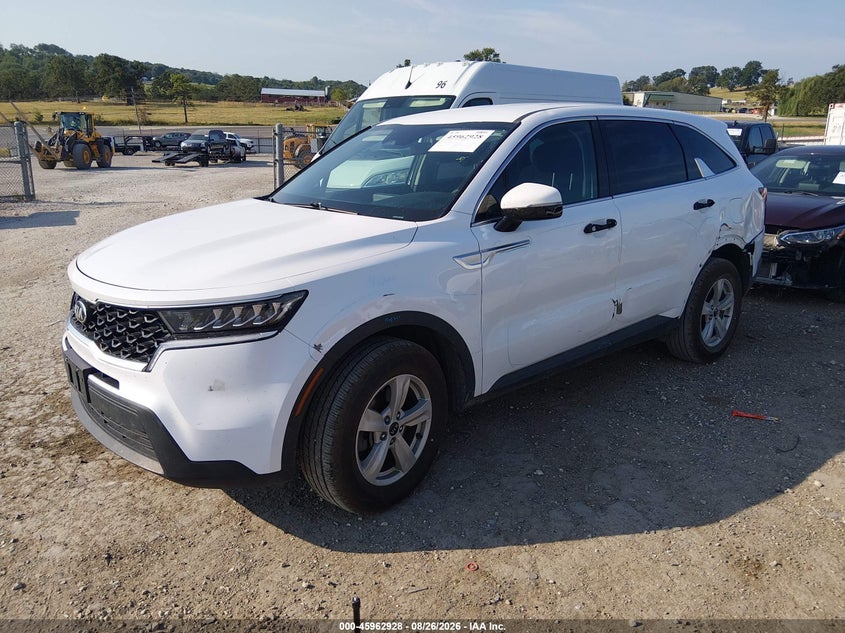 2021 Kia Sorento, Лівий бік, IAAI, VIN 5XYRGDLC8MG045803 — фото 2
