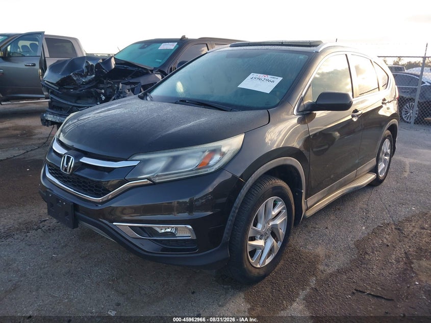 Vin: 2hkrm3h77fh527141, lot: 46462185, honda cr-v ex-l 20152