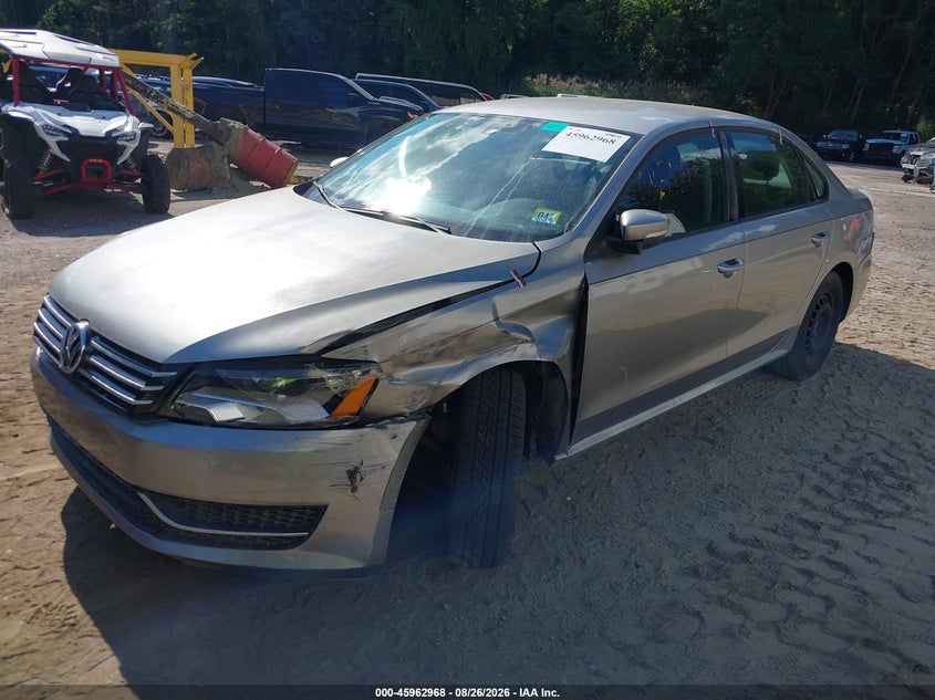 2014 VOLKSWAGEN PASSAT SEDAN 2.5L I-5 DOHC, VVT, 170HP