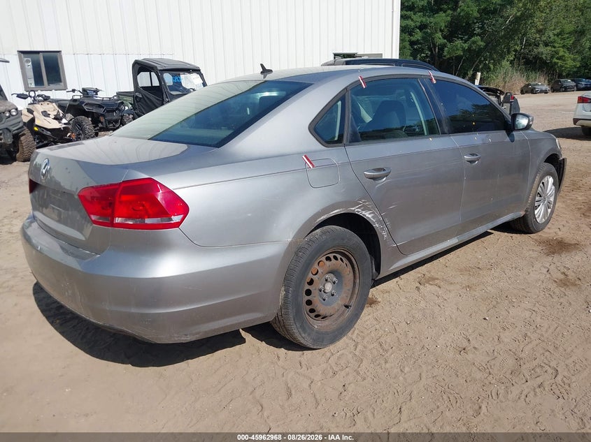 2014 VOLKSWAGEN PASSAT SEDAN 2.5L I-5 DOHC, VVT, 170HP