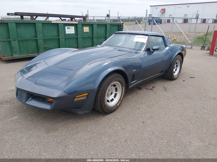 1980 Chevrolet Corvette, Normal Wear & Tear, IAAI, VIN 1Z876AS434003 — photo 2