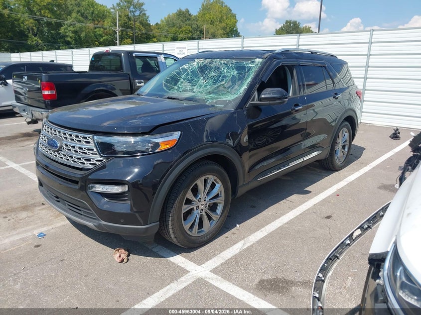 Vin: 1fmsk7fh9nga64766, lot: 46462223, ford explorer limited 20222