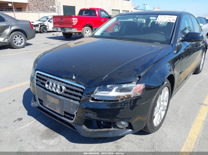 2011 AUDI A4 SEDAN 2.0L I-4 DI, DOHC, VVT, TURBO, 211HP