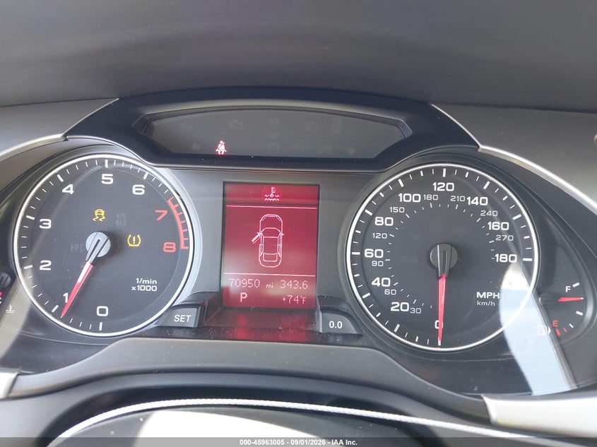 2011 AUDI A4 SEDAN 2.0L I-4 DI, DOHC, VVT, TURBO, 211HP
