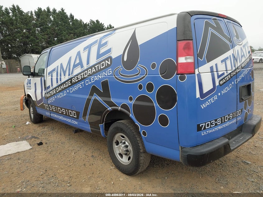 Vin: 1gczghff8g1245629, lot: 46462230, chevrolet express 3500 work van 20163