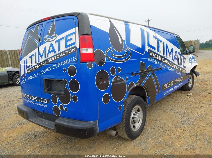 Vin: 1gczghff8g1245629, lot: 46462230, chevrolet express 3500 work van 20164