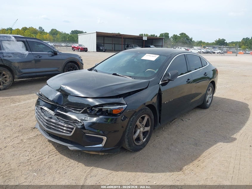 2017 Chevrolet Malibu, Удар спереду, IAAI, VIN 1G1ZB5ST6HF169334 — фото 2