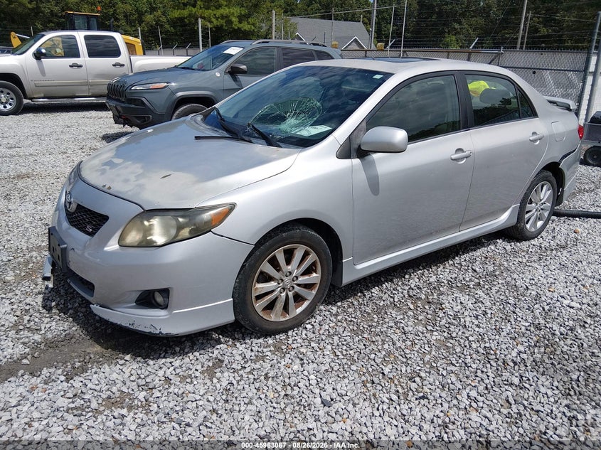 2010 Toyota Corolla, Normal Wear & Tear, IAAI, VIN 1NXBU4EE4AZ230168 — photo 2