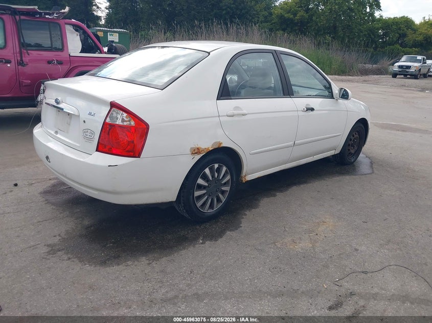 2006 KIA SPECTRA auction photo 4
