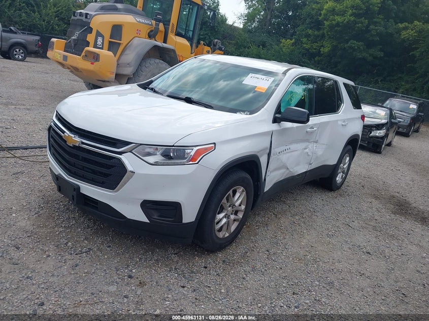 2018 Chevrolet Traverse, Левый бок, IAAI, VIN 1GNERFKW0JJ119766 — фото 2