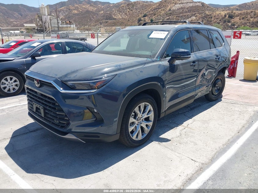 2026 Toyota Highlander, Left Rear, IAAI, VIN 5TDACAB57TS094907 — photo 2