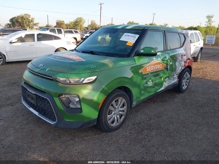 2020 Kia Soul Lx, Левый бок, IAAI, VIN KNDJ23AU0L7706219 — фото 2