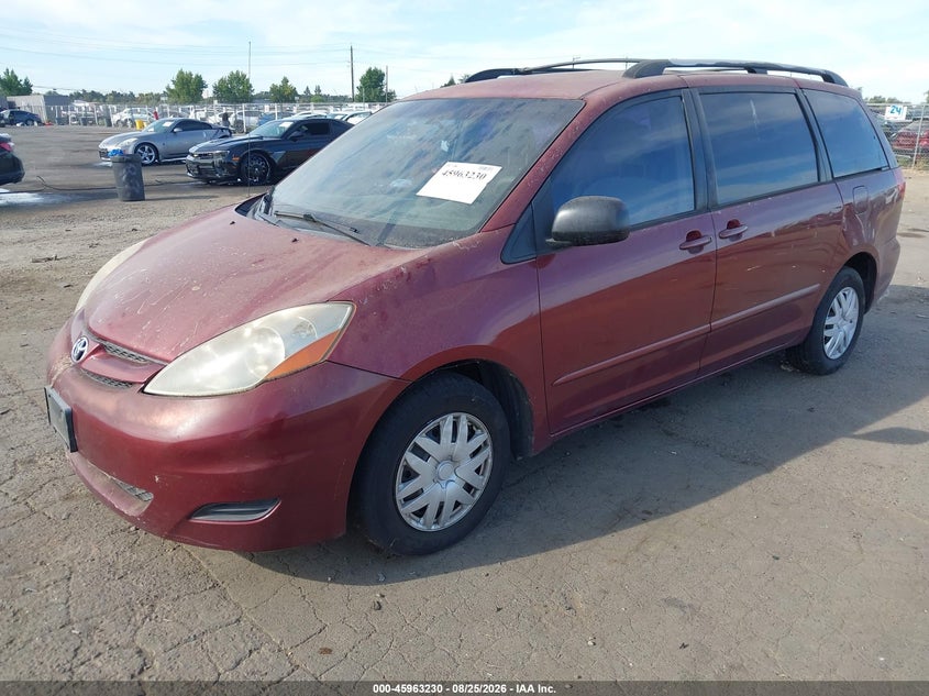 2007 Toyota Sienna, Лівий бік, IAAI, VIN 5TDZK23C97S010374 — фото 2