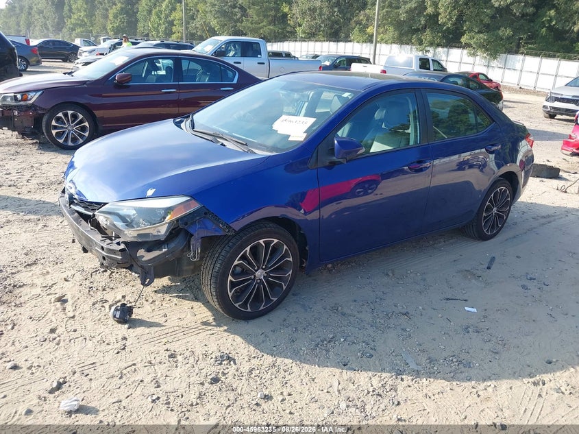 2014 Toyota Corolla, Front End, IAAI, VIN 2T1BURHE1EC224330 — photo 2