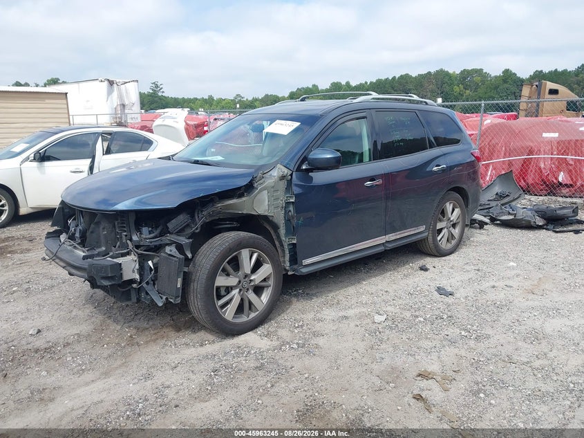 2014 Nissan Pathfinder, Front End, IAAI, VIN 5N1AR2MN3EC664824 — photo 2