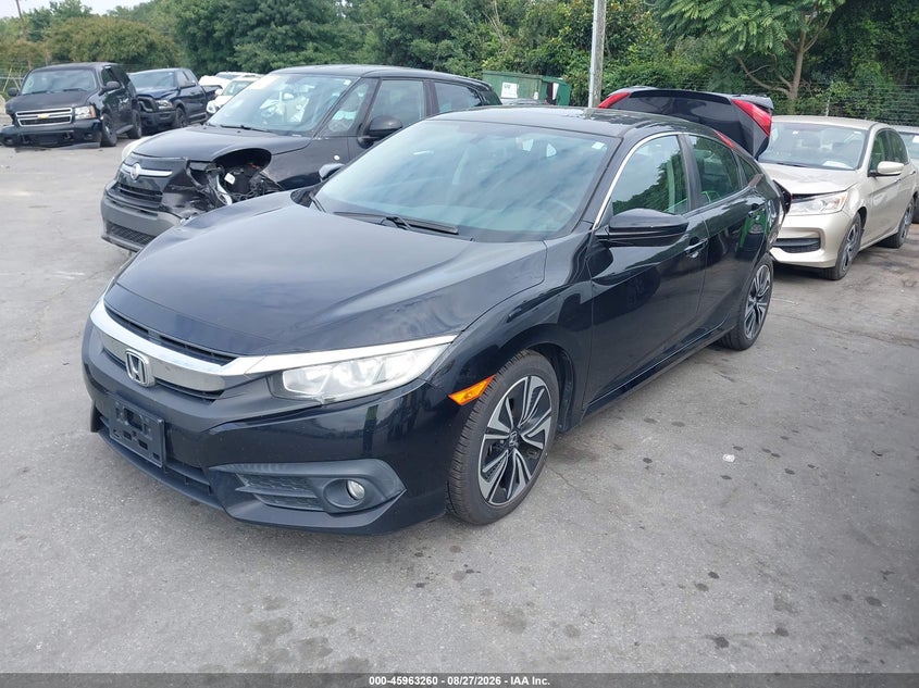 2017 Honda Civic, Удар сзади, IAAI, VIN 2HGFC1F79HH641409 — фото 2