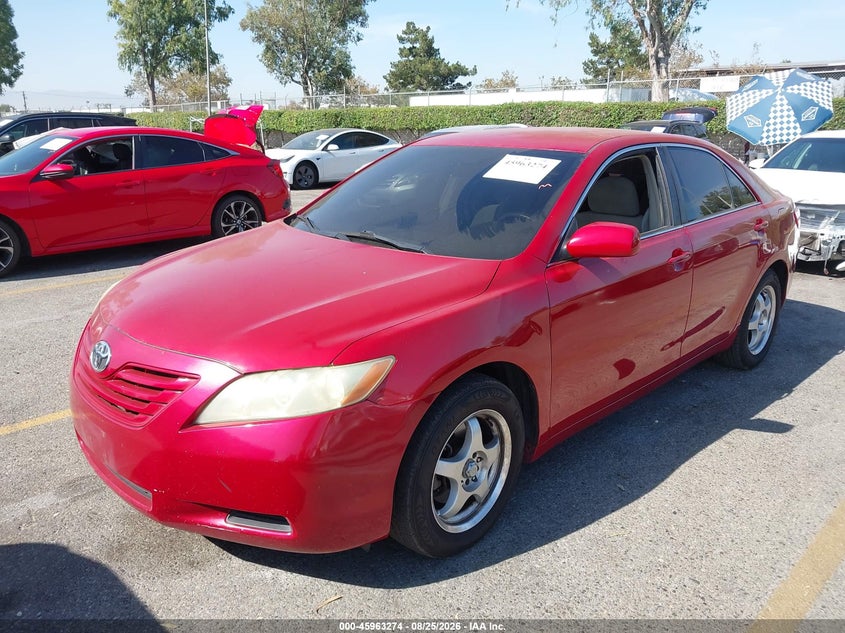 2007 Toyota Camry, Перёд и зад, IAAI, VIN 4T1BE46K07U115545 — фото 2