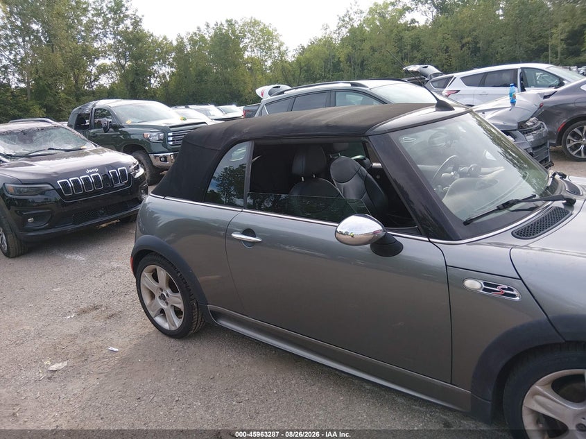 MINI COOPER S 2006 VIN WMWRH33526TK59294