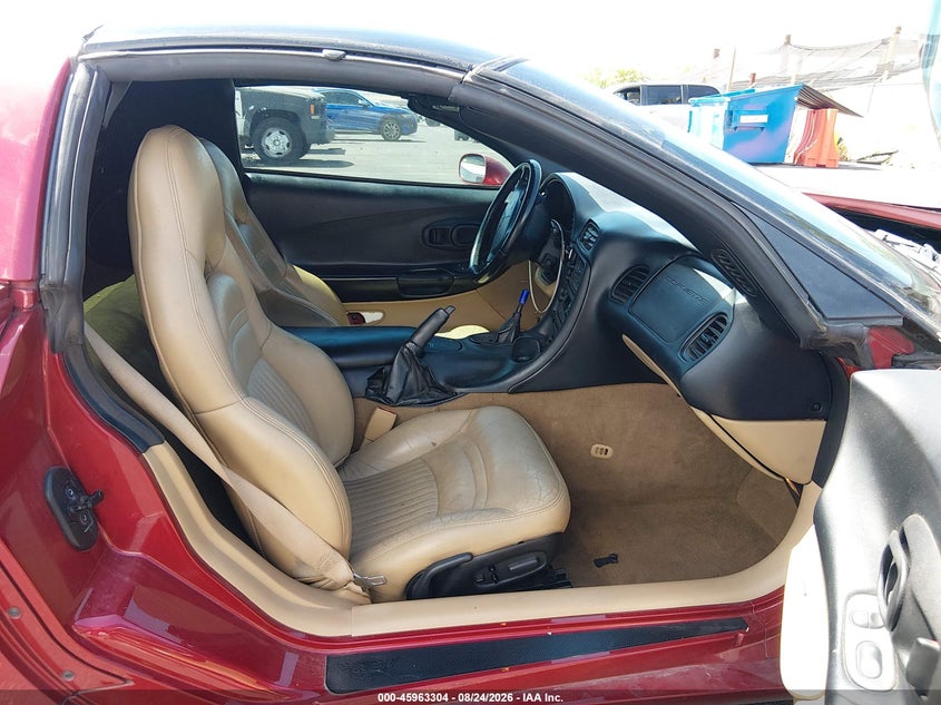 CHEVROLET CORVETTE 2000 VIN 1G1YY22G5Y5122121