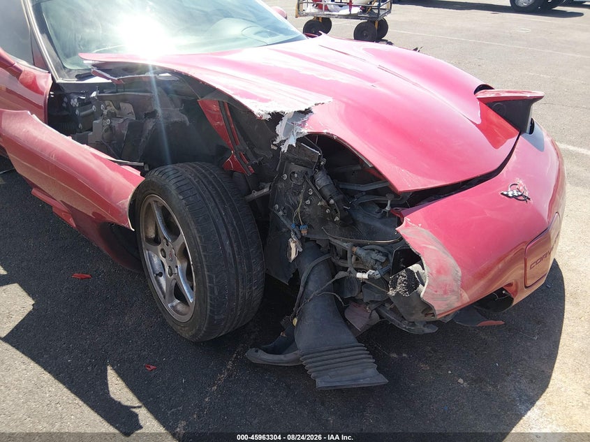 CHEVROLET CORVETTE 2000 VIN 1G1YY22G5Y5122121