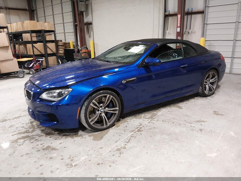 2014 BMW M6, Unknown, IAAI, VIN WBSLZ9C50EDZ78764 — photo 2