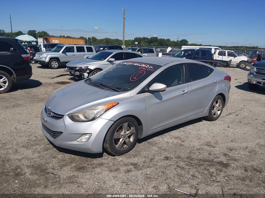 2012 Hyundai Elantra, Right Front, IAAI, VIN 5NPDH4AE5CH088966 — photo 2