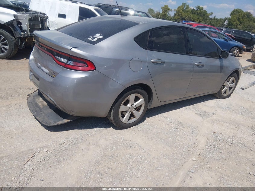 Vin: 1c3cdfba9gd720592, lot: 46462645, dodge dart sxt 20164
