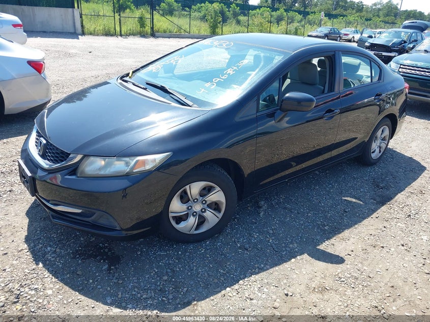 2015 Honda Civic, Обычный износ, IAAI, VIN 2HGFB2F57FH507079 — фото 2