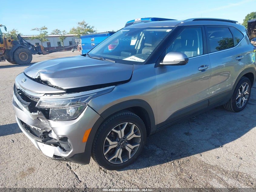 2021 Kia Seltos, Front End, IAAI, VIN KNDERCAA2M7144361 — photo 2