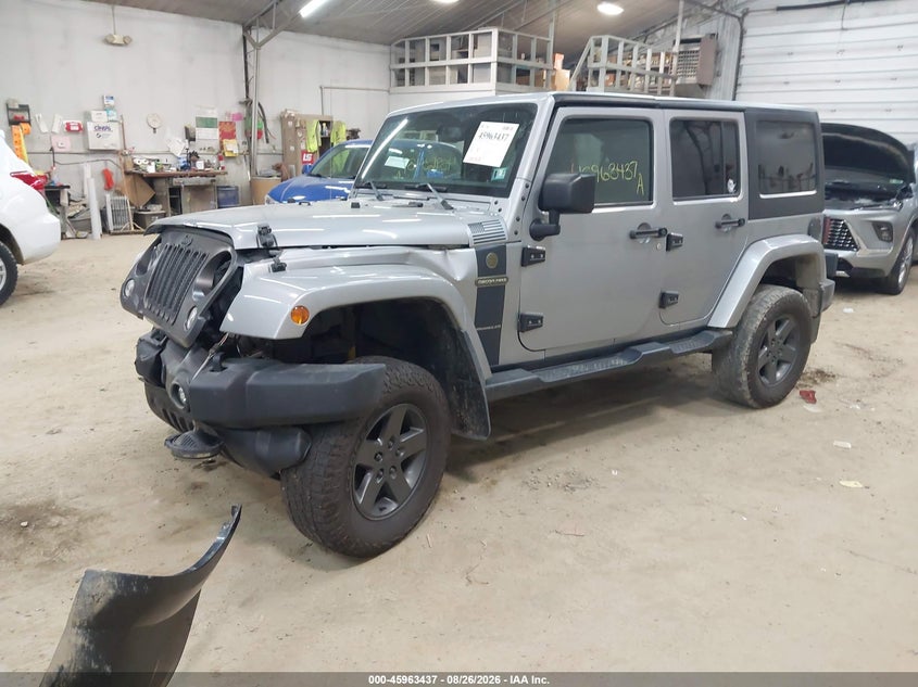 2016 Jeep Wrangler, Front End, IAAI, VIN 1C4BJWDG2GL152970 — photo 2