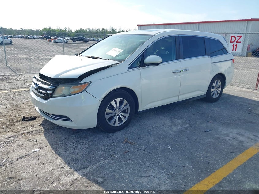 2015 Honda Odyssey, Front End, IAAI, VIN 5FNRL5H61FB109064 — photo 2