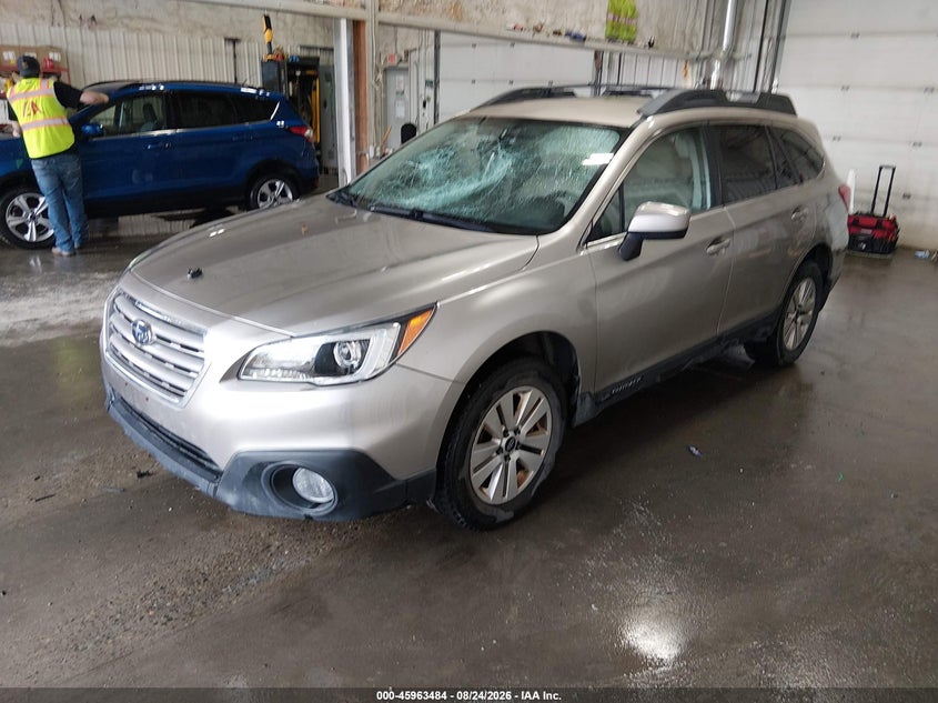 2015 Subaru Outback, Вандализм, IAAI, VIN 4S4BSACC8F3288416 — фото 2