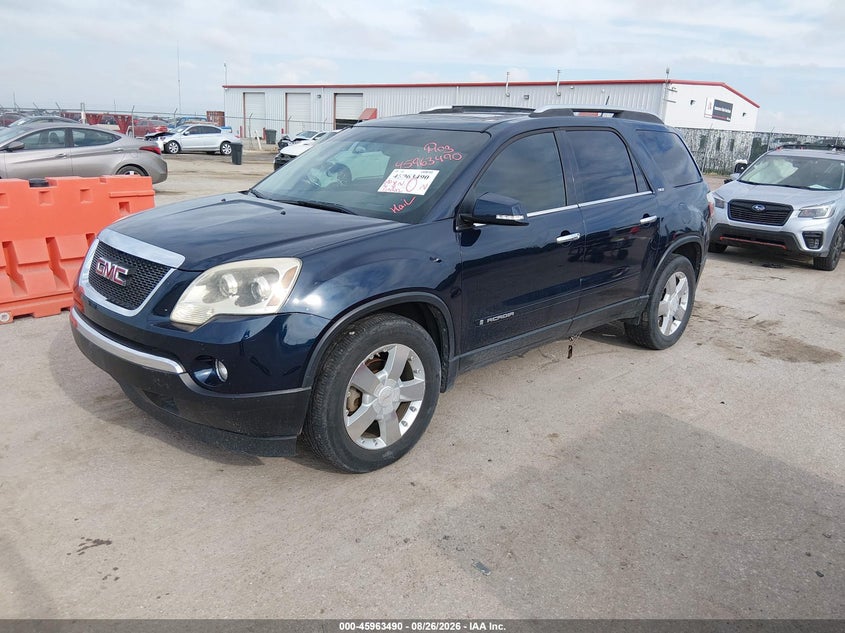2008 GMC Acadia, Град, IAAI, VIN 1GKER33768J244865 — фото 2