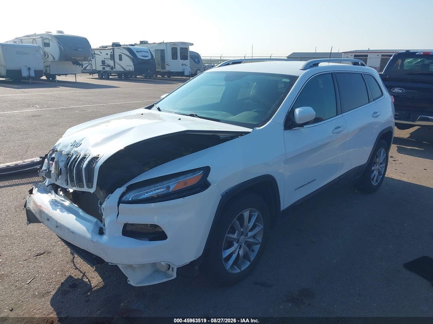 2018 Jeep Cherokee, Front End, IAAI, VIN 1C4PJMDX2JD578279 — photo 2